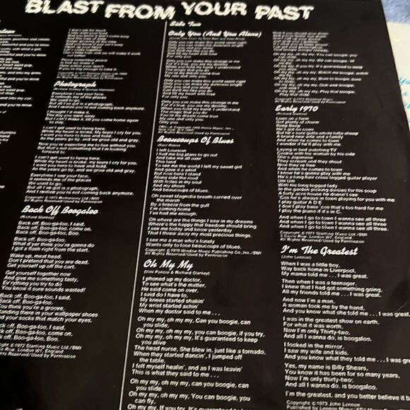 Ringo Starr ‎– Blast From Your Past LP - Picture 8 of 10